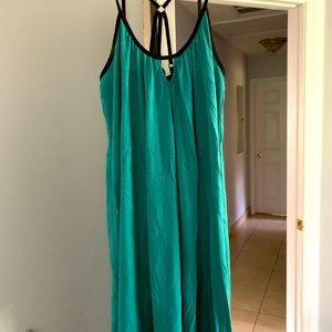 RVCA Teal Swing Dress Medium